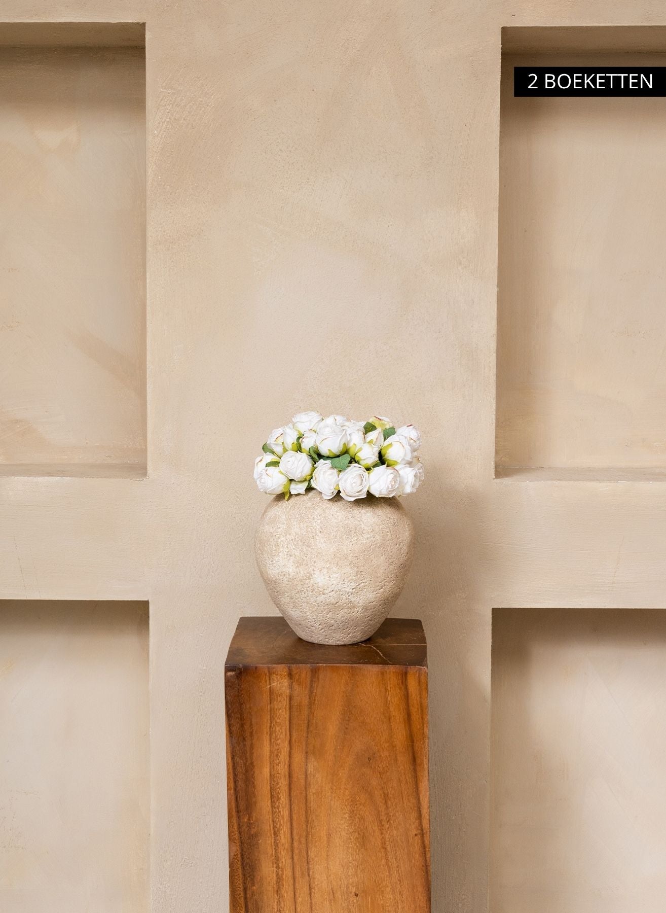 Mini Rosenstrauß - Weiß (20 Rosen)