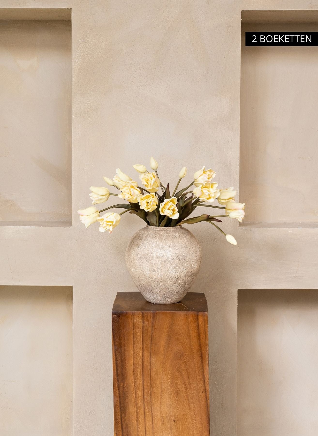 Papagei Tulpen - Elfenbein