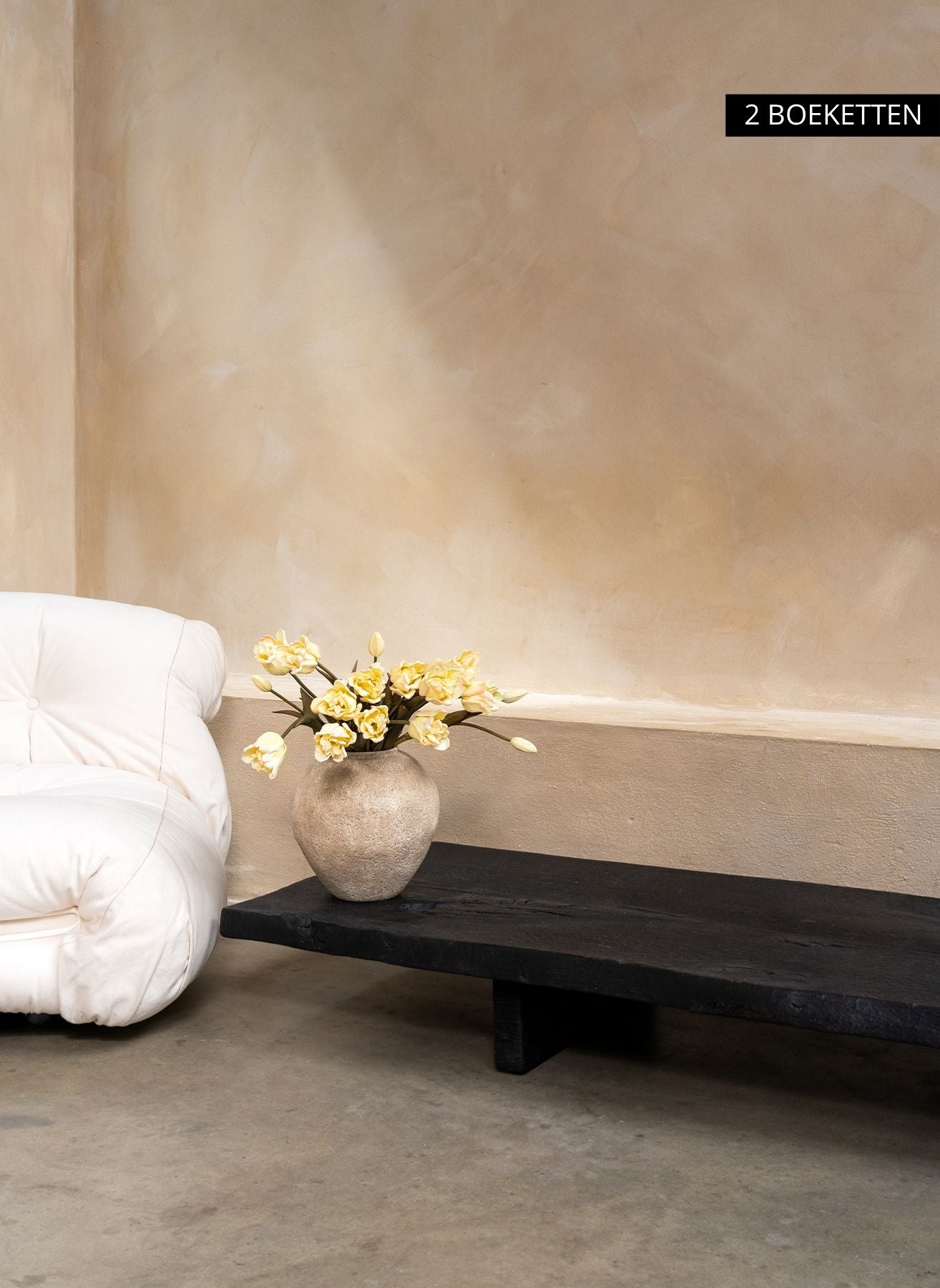 Papagei Tulpen - Elfenbein