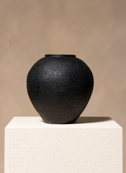 Arda Vase - Schwarz