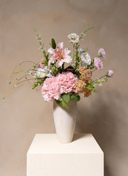 Rosa Milchshake Strauß