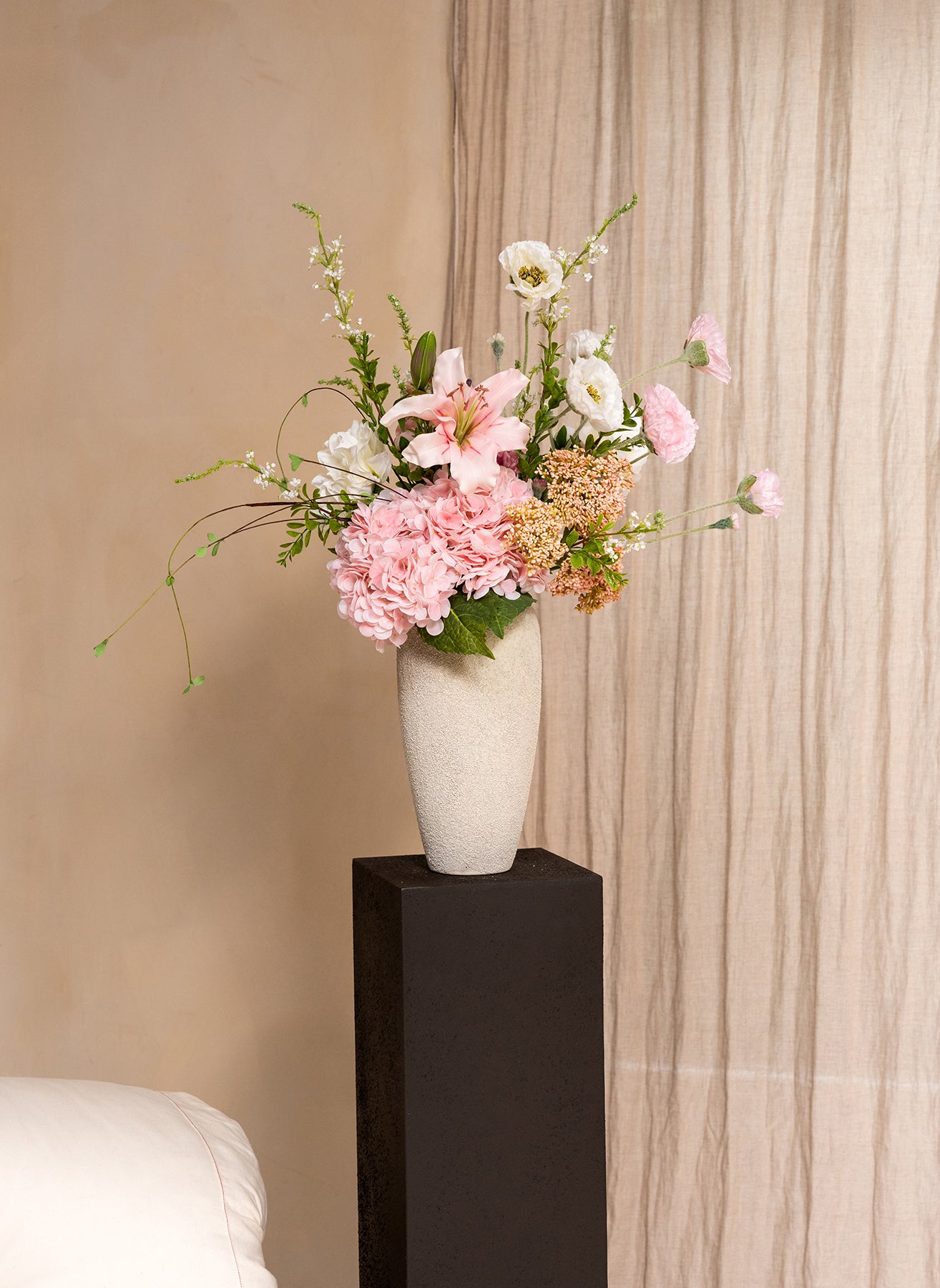 Rosa Milchshake Strauß