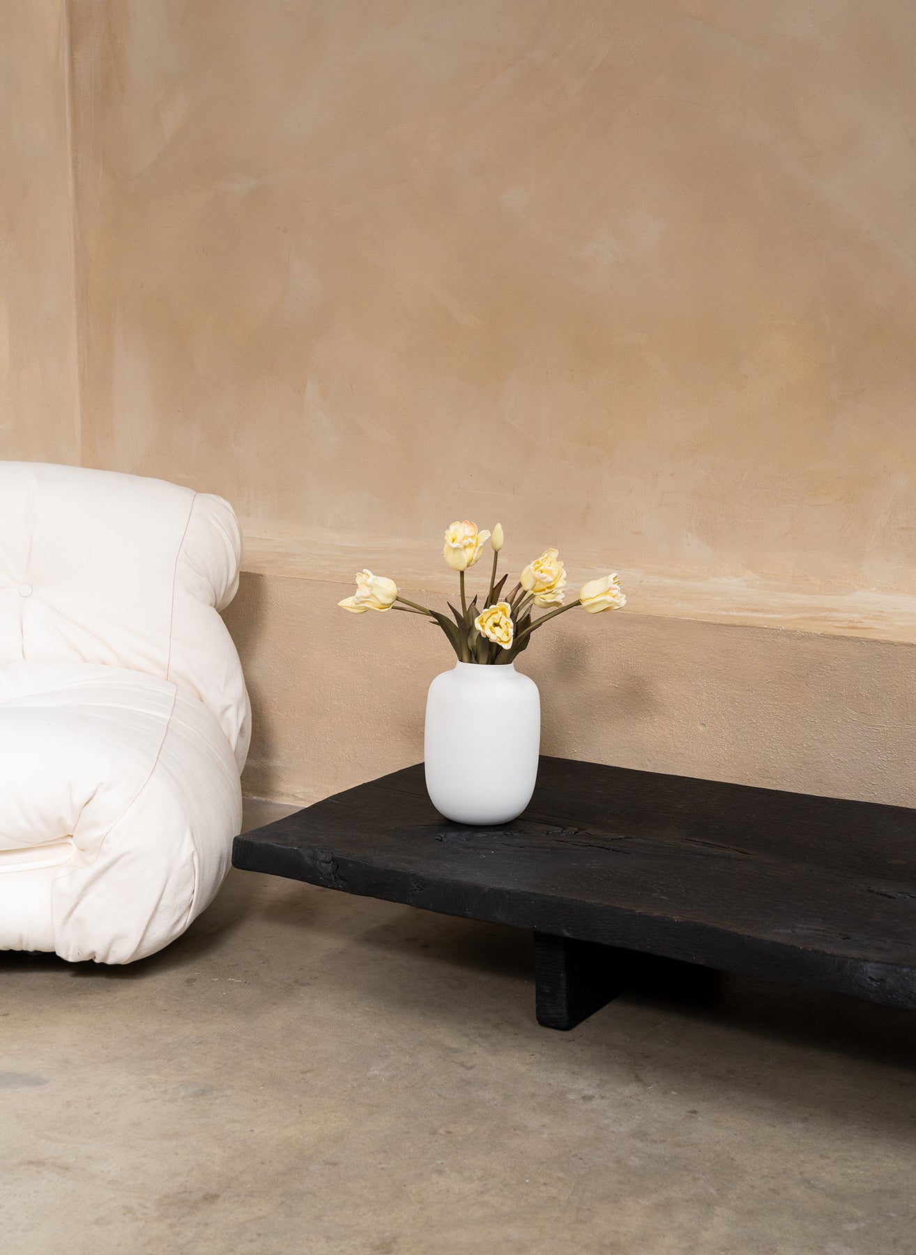 Papagei Tulpen - Elfenbein