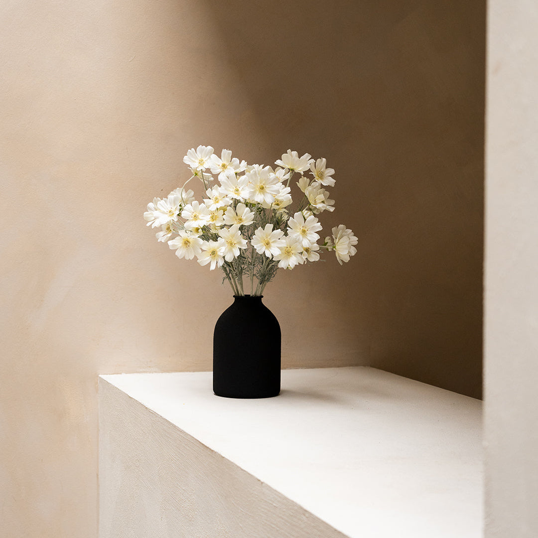 Seidenmargeriten (10 Stiele) - Weiß