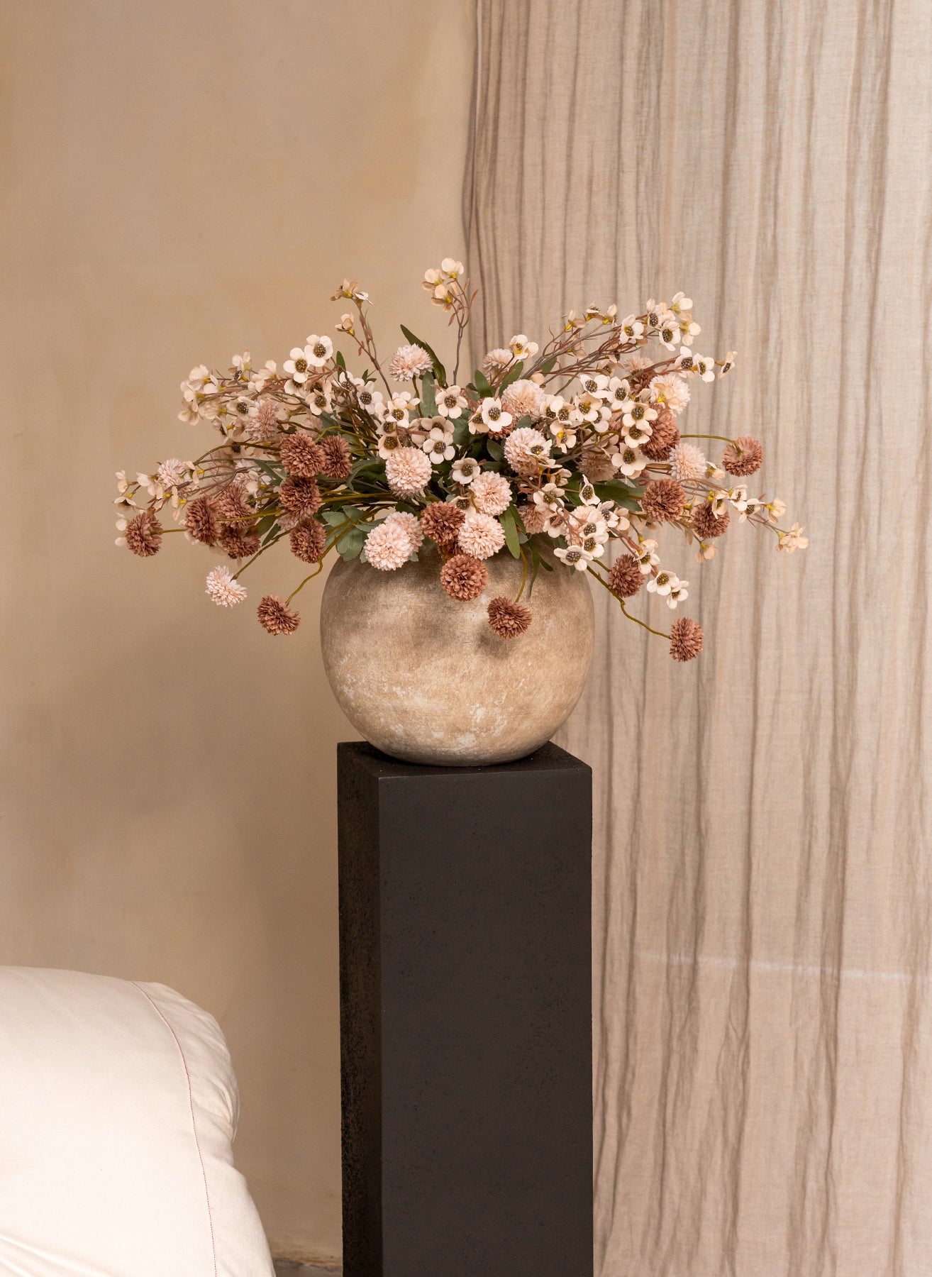 Wachsarrangement - Crème-Mix