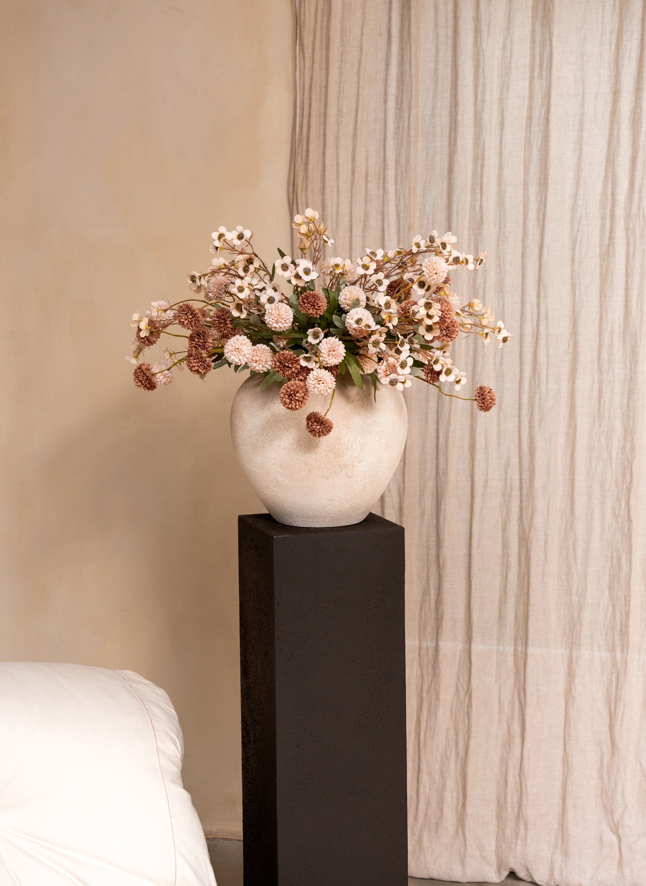 Wachsarrangement - Crème-Mix