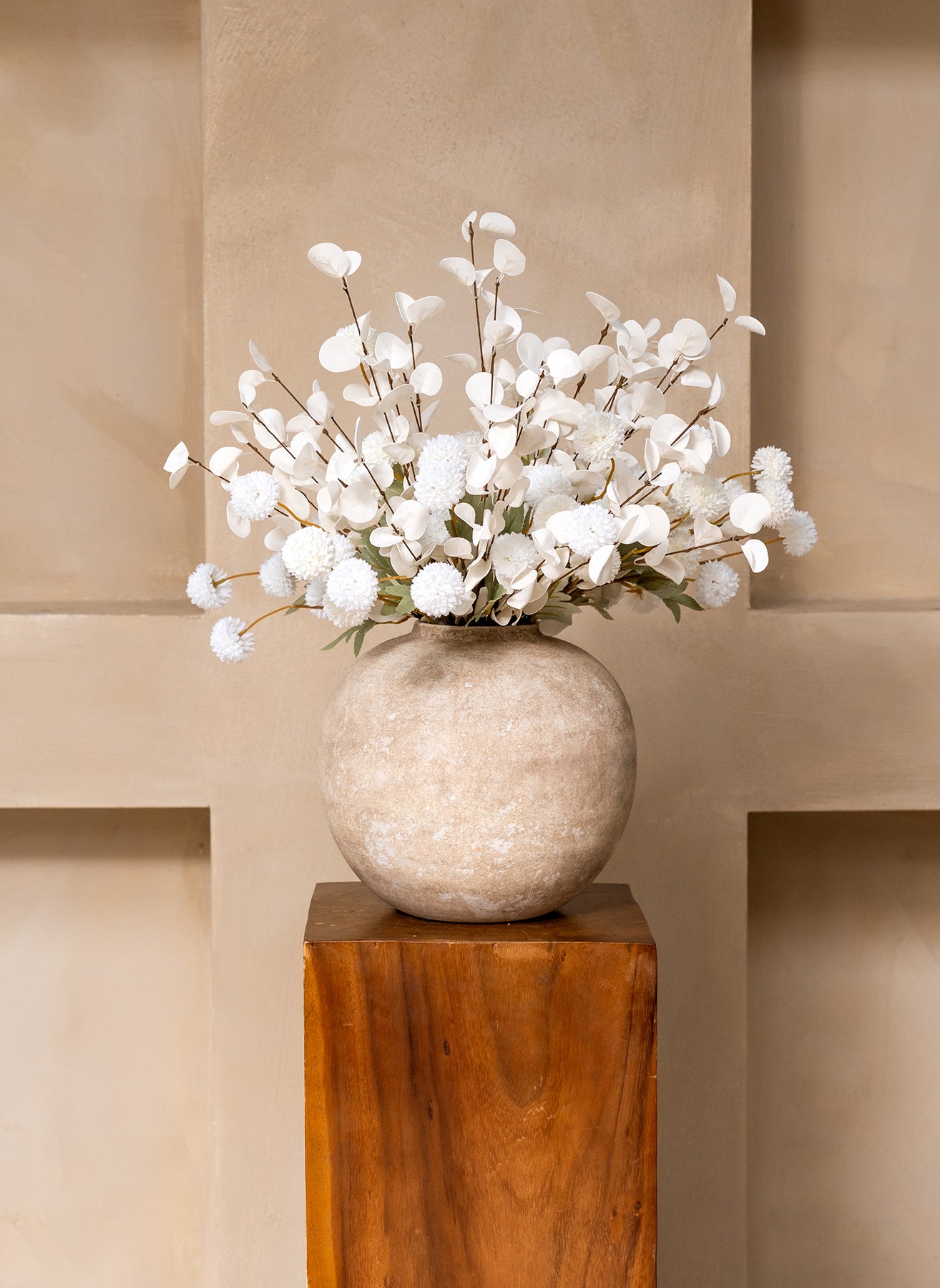 Zusammengestellter Blumenstrauß - Weiß