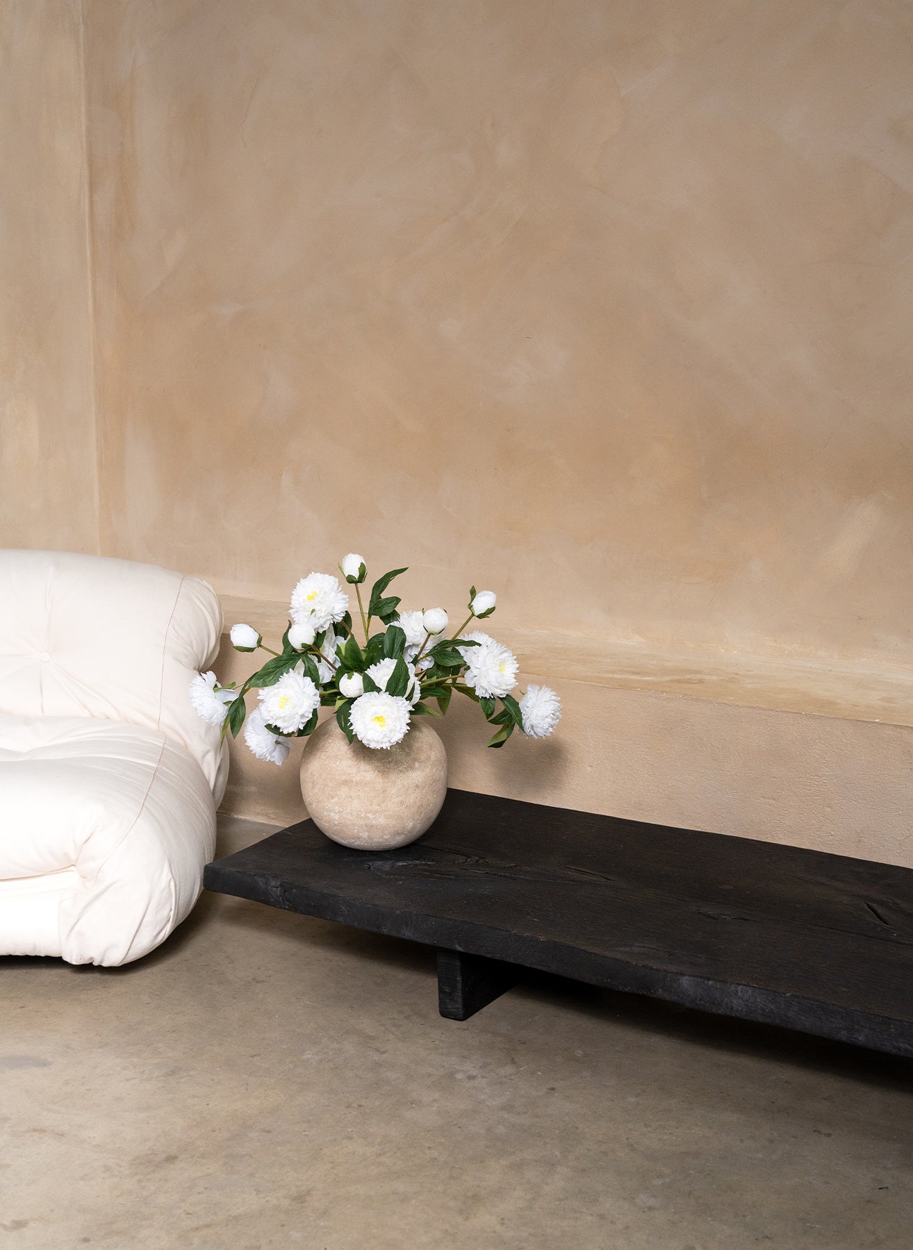 Seiden-Pfingstrosen - Weiß