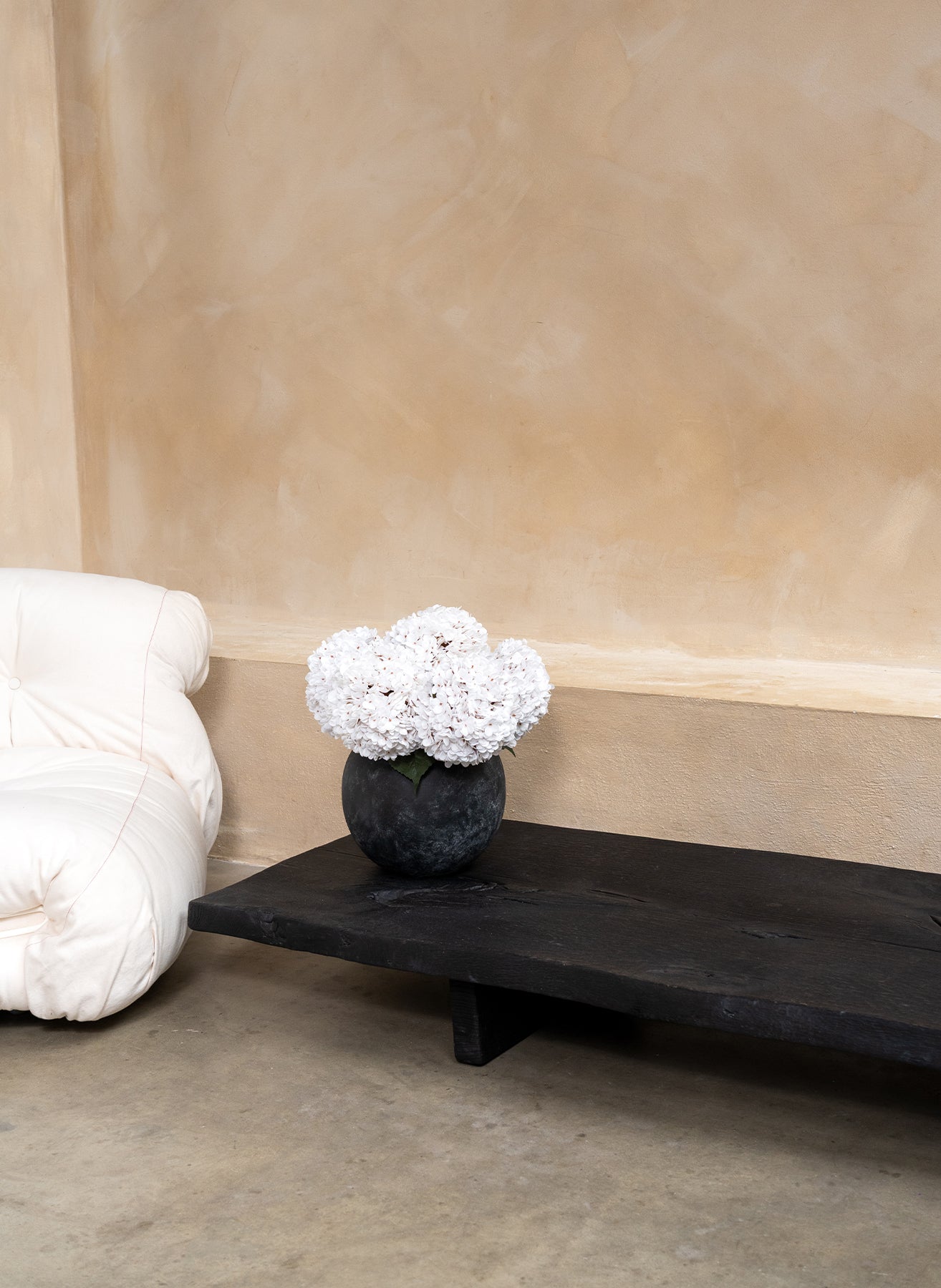 Große Seidenhortensie - Weiß