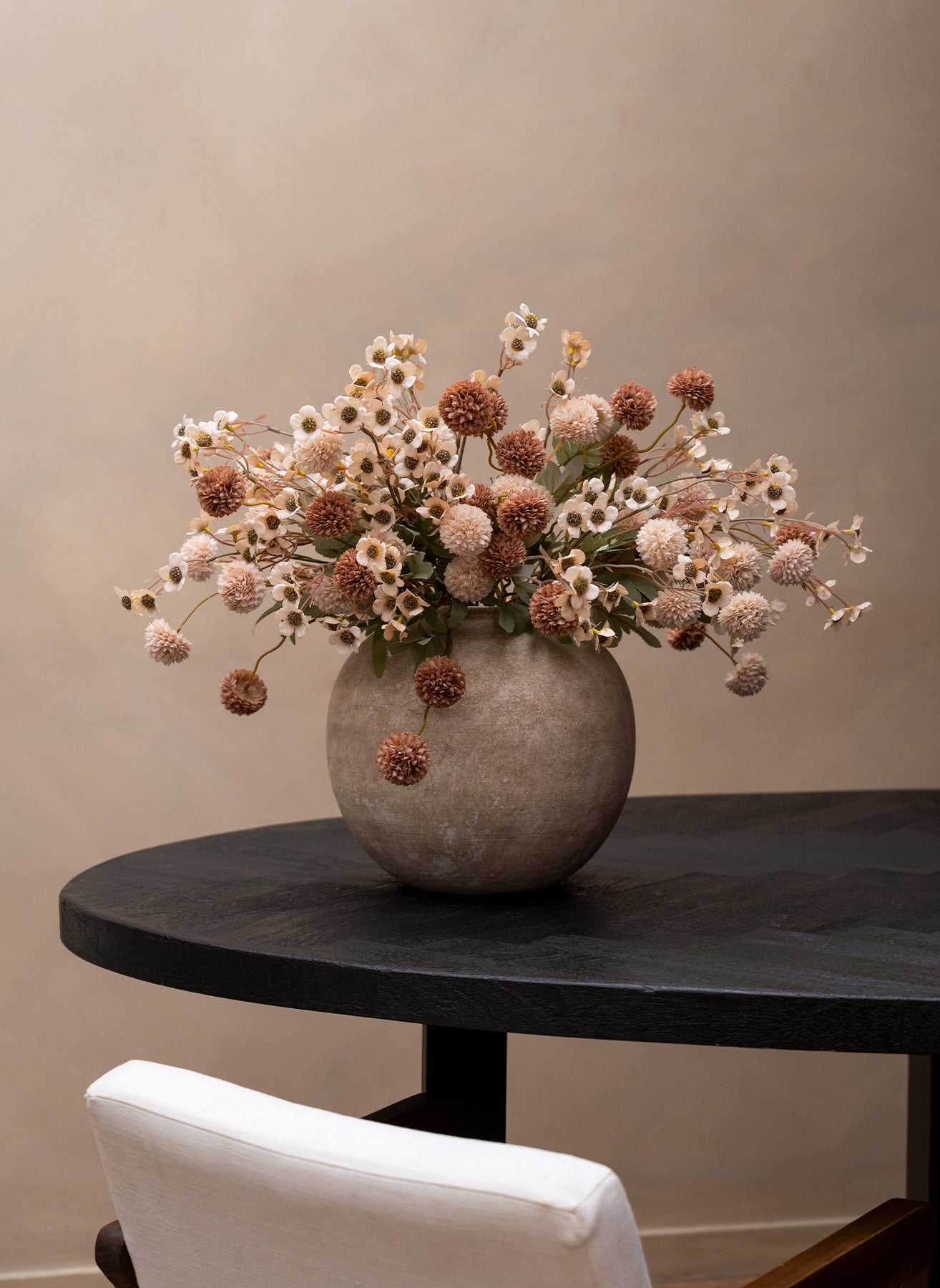 Wachsarrangement - Crème-Mix