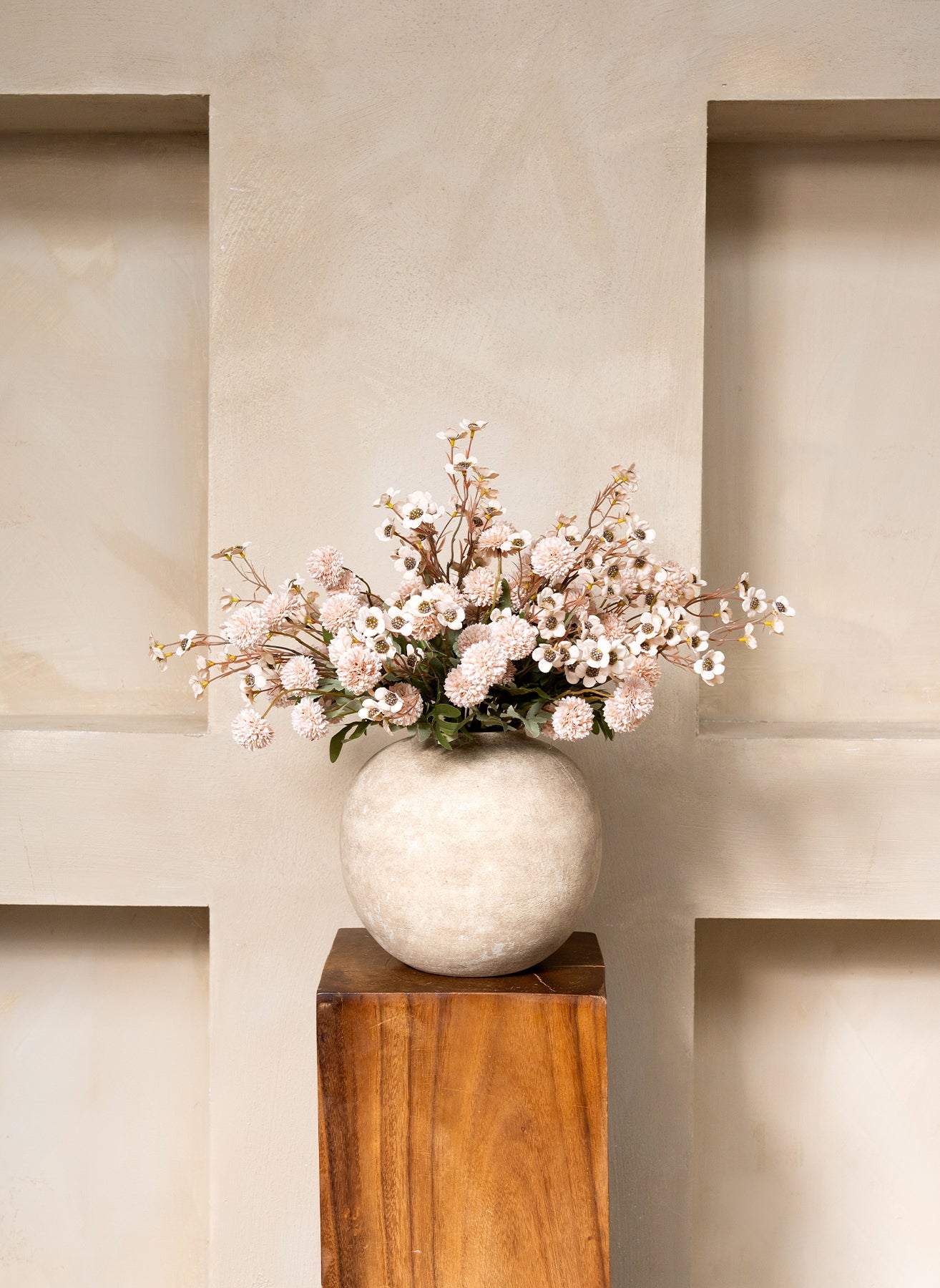 Wachsarrangement - Creme (VORBESTELLUNG - WIRD AM 14.01. VERSENDET)