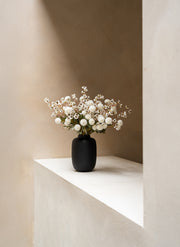 Wachsarrangement - Weiß