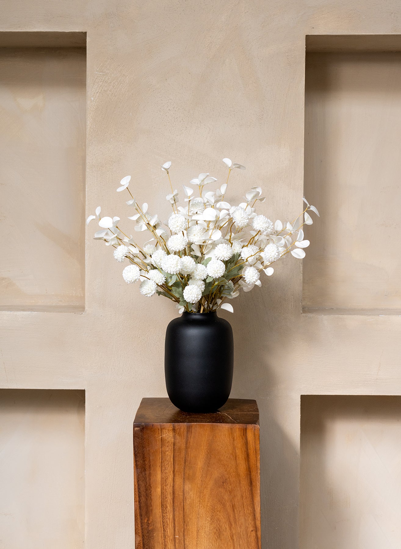 Zusammengestellter Blumenstrauß - Elfenbein