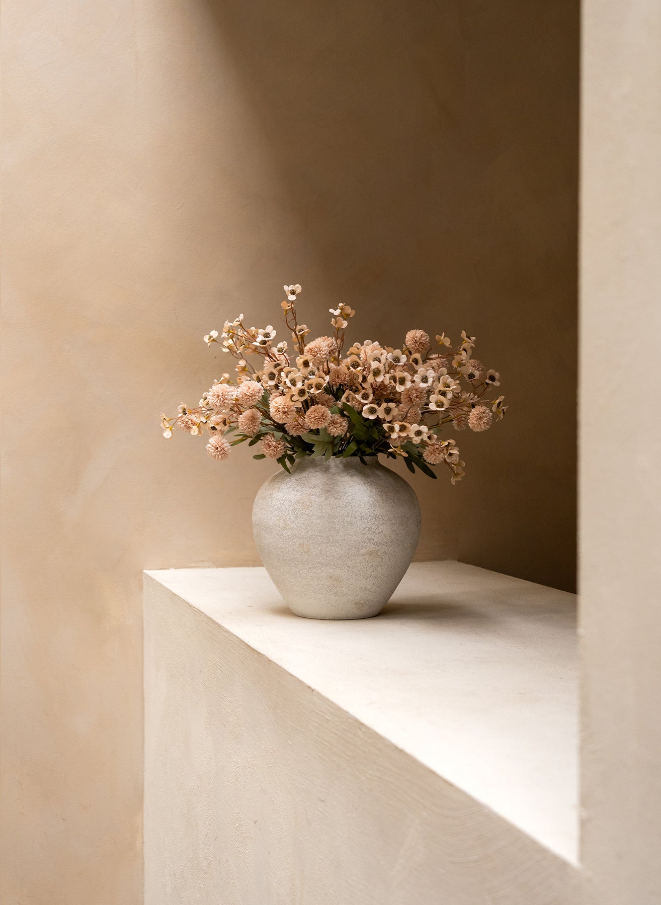 Wachsarrangement - Creme (VORBESTELLUNG - WIRD AM 14.01. VERSENDET)