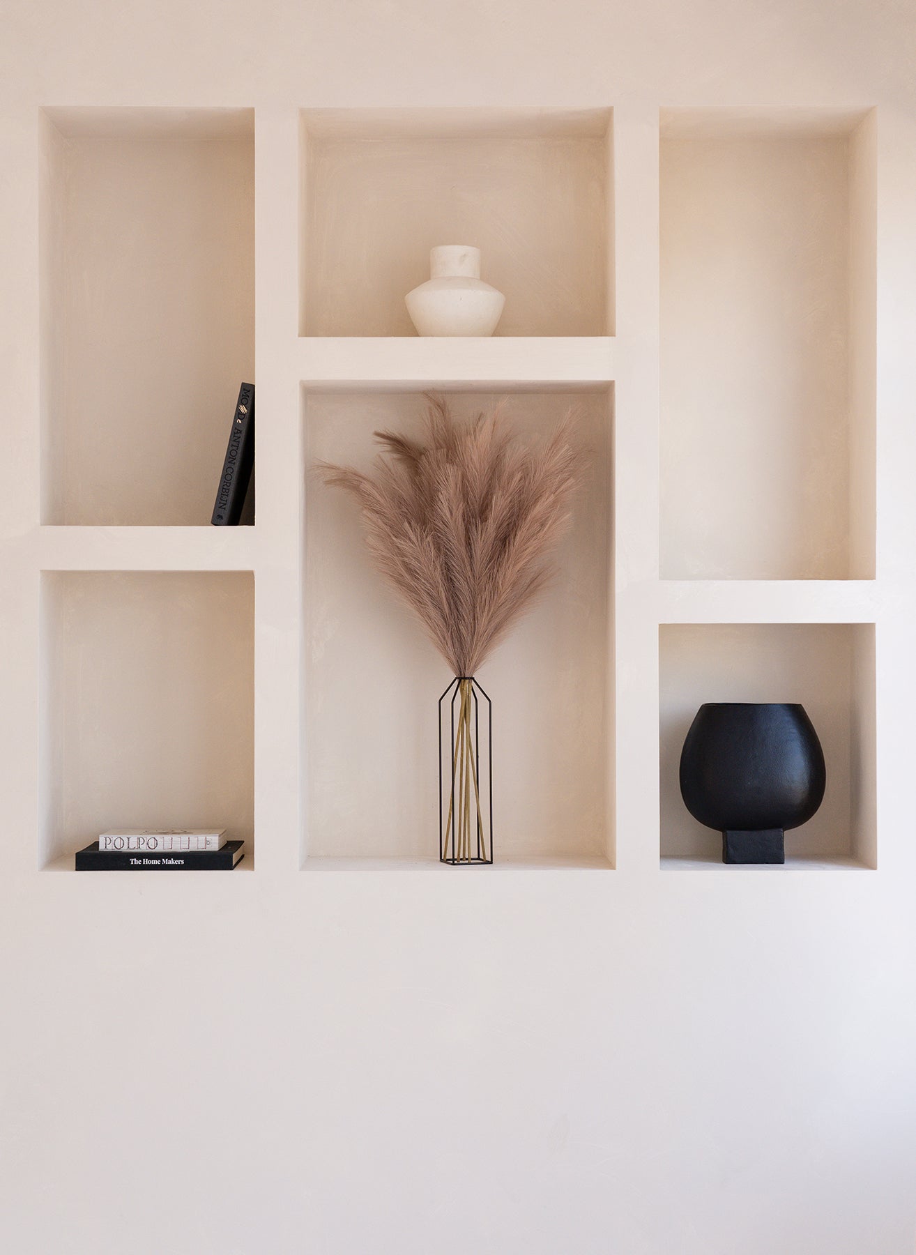 Faux Pampas 110 cm (3 Stiele) - Naturbraun