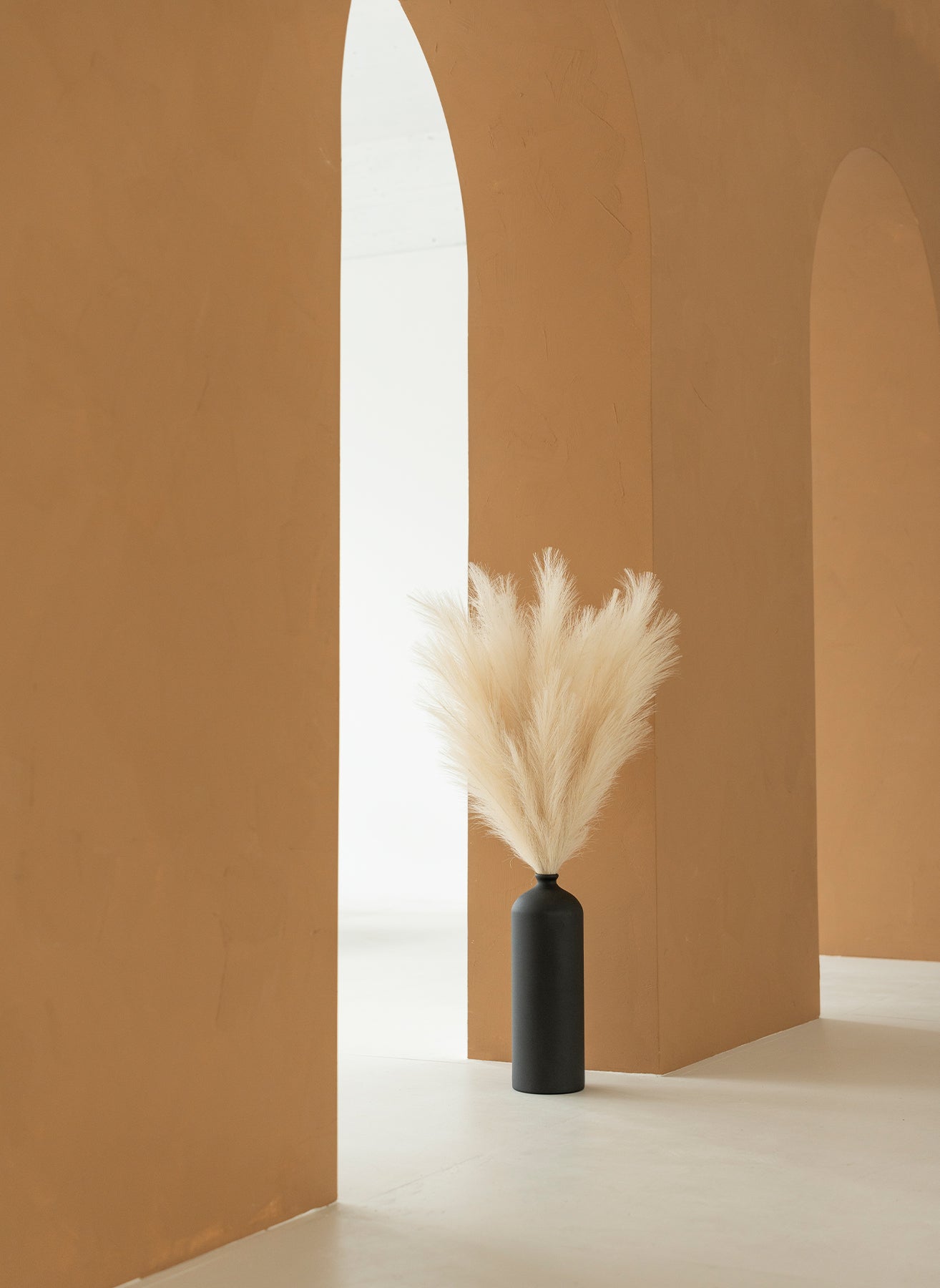 Faux Pampas 110cm (3 Stiele)- Beige