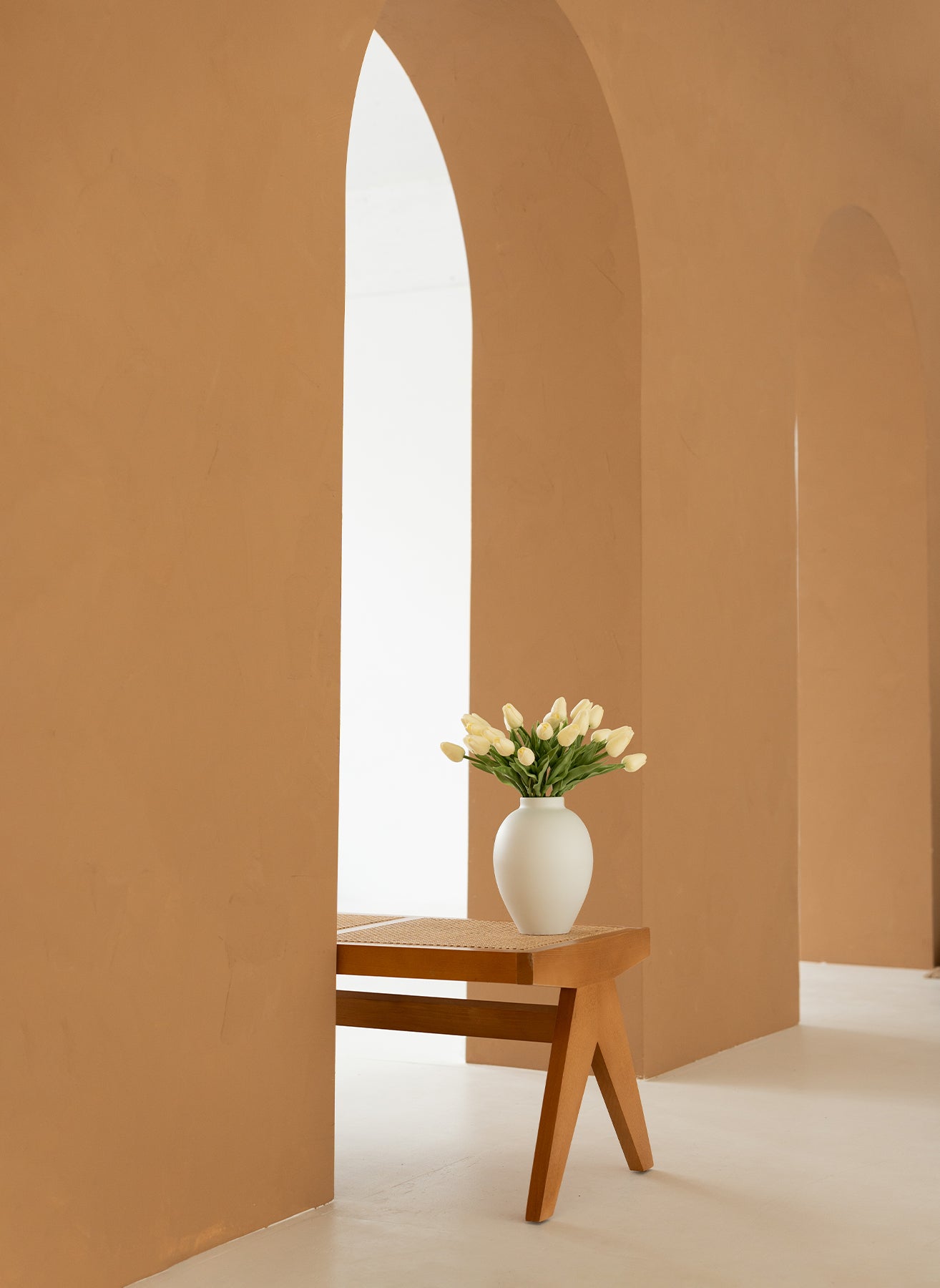 Tulpenstrauß - Elfenbein