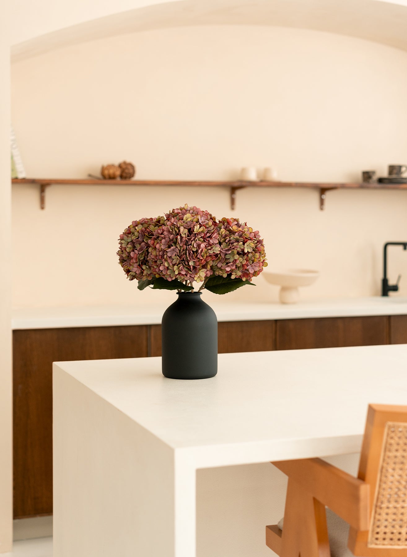 Große Seidenhortensie - Lila