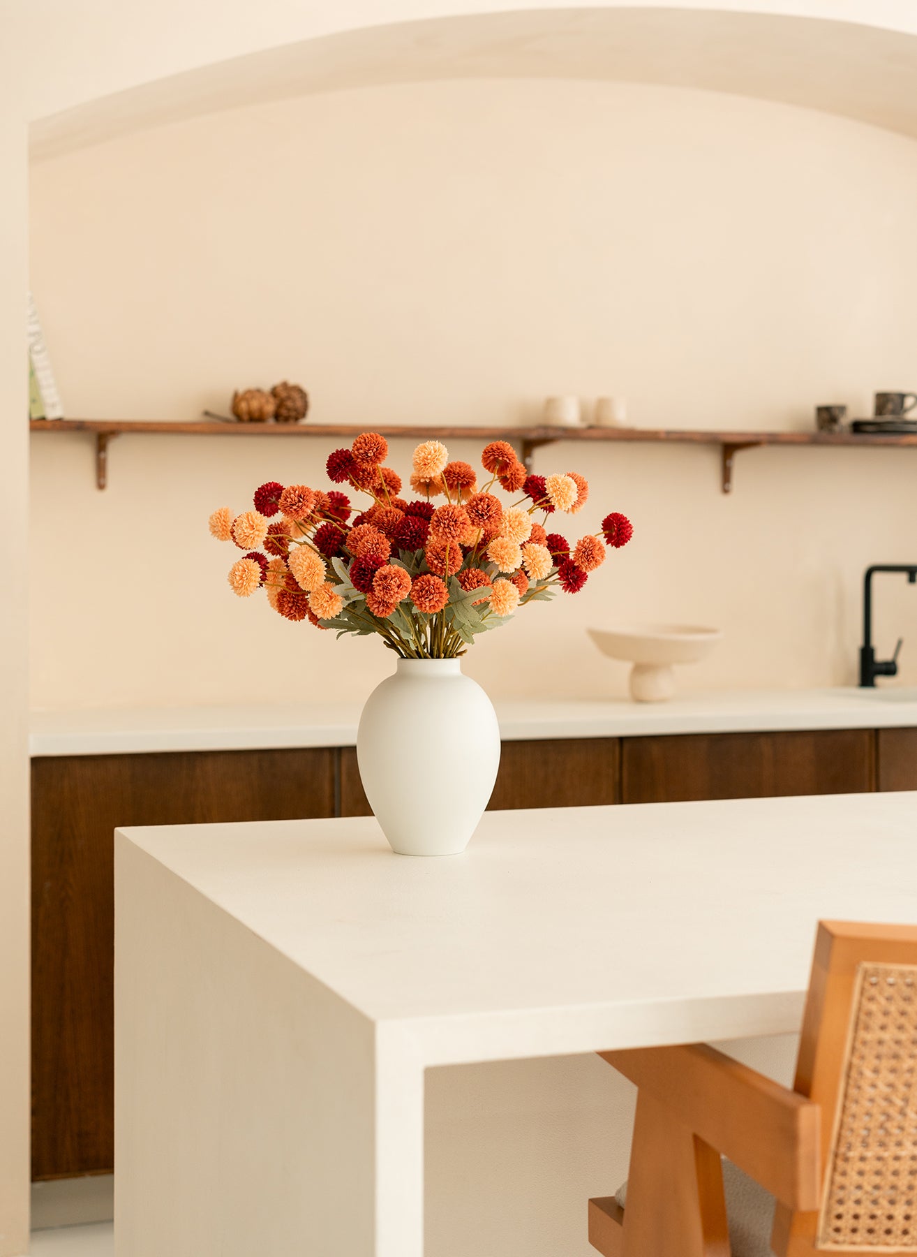 Aura Vaas - Matte Weiß