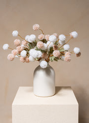 Seiden Kiku Blumen - Beige Mix