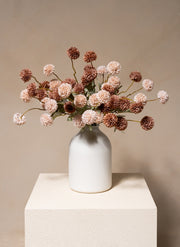 Seiden Kiku Blumen - Creme Mix