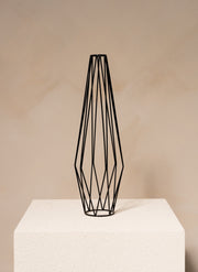 Lange Lux-Vase - Schwarz