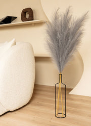 Faux Pampas 110cm (3 Stiele)- Grau