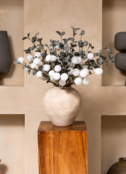 Zusammengestellter Blumenstrauß - Grün & Weiß