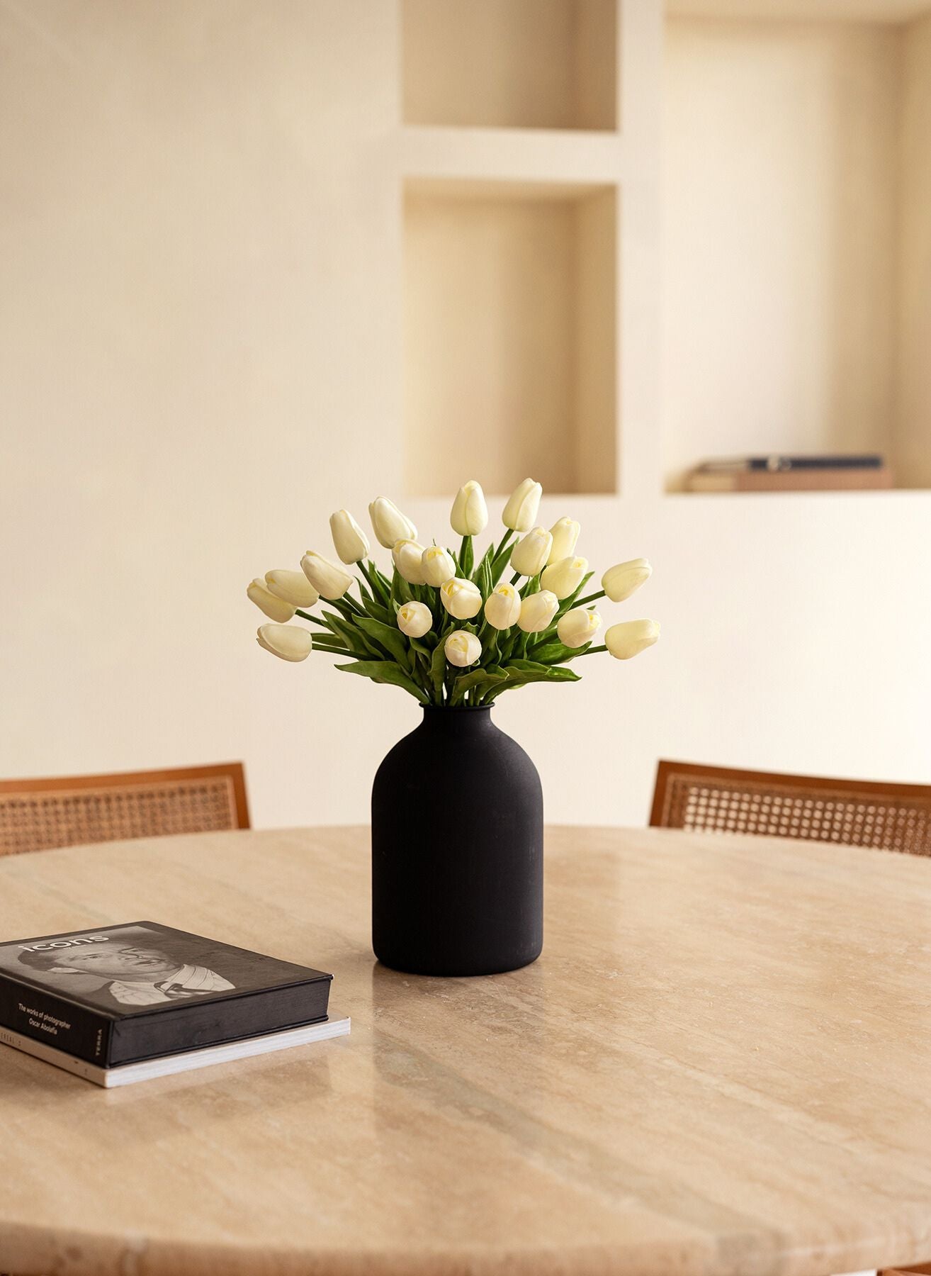 Tulpenstrauß - Elfenbein