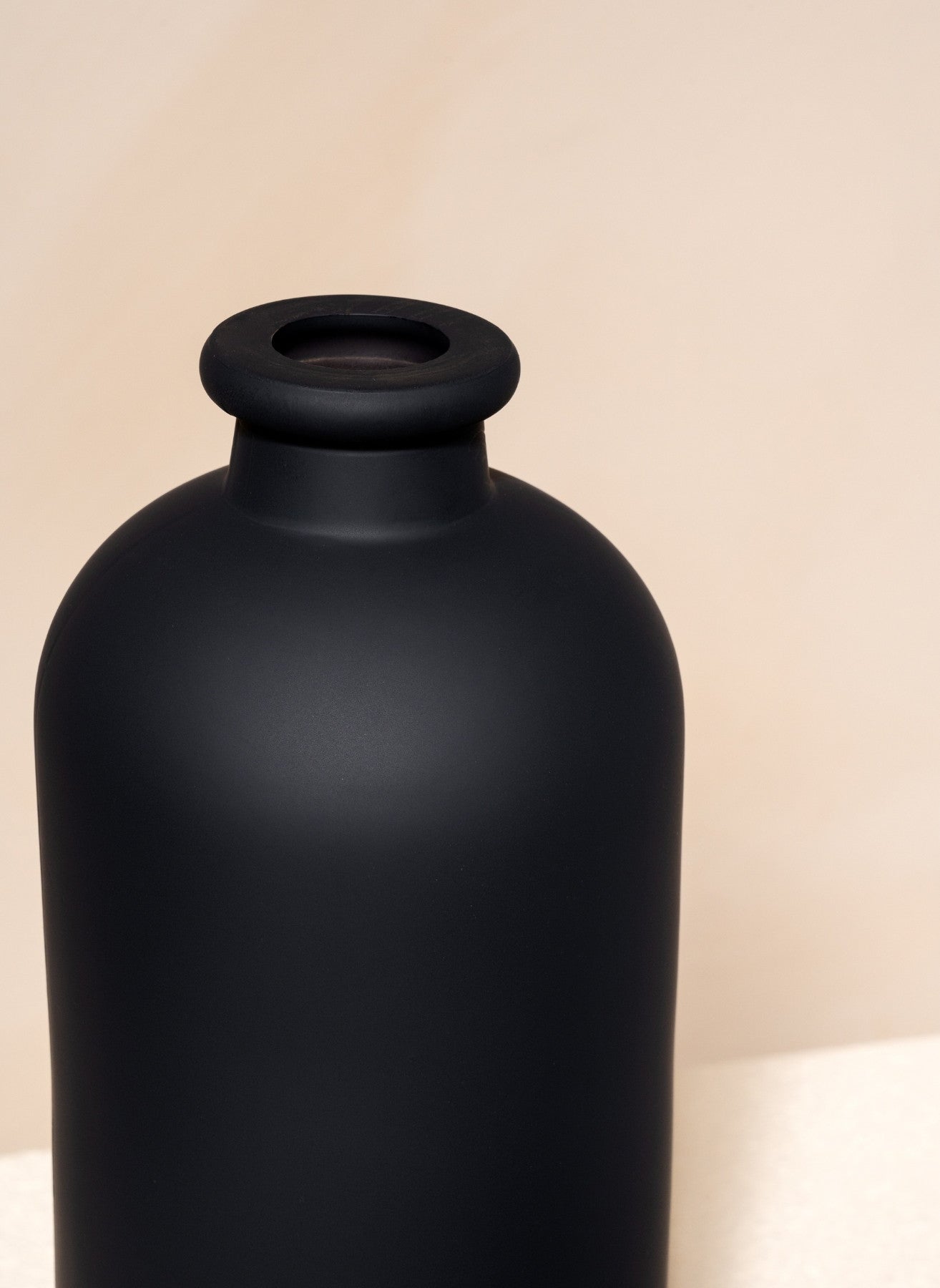 Lange Elite-Vase - Schwarz