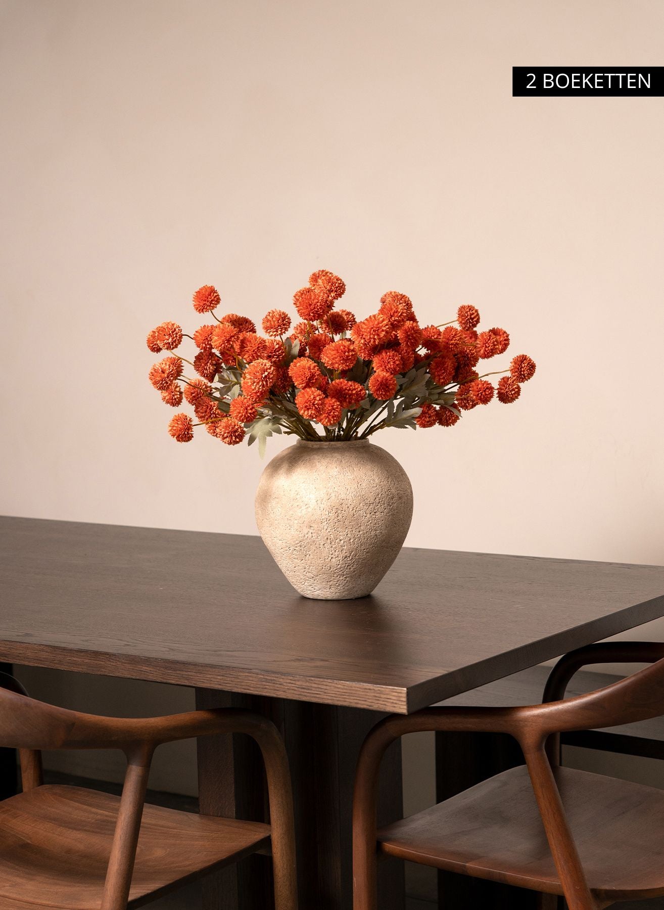 Seiden Kiku Blumen - Omber