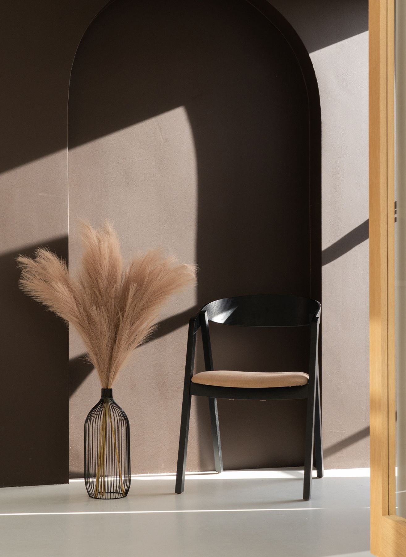 Faux Pampas 110 cm (3 Stiele) - Naturbraun