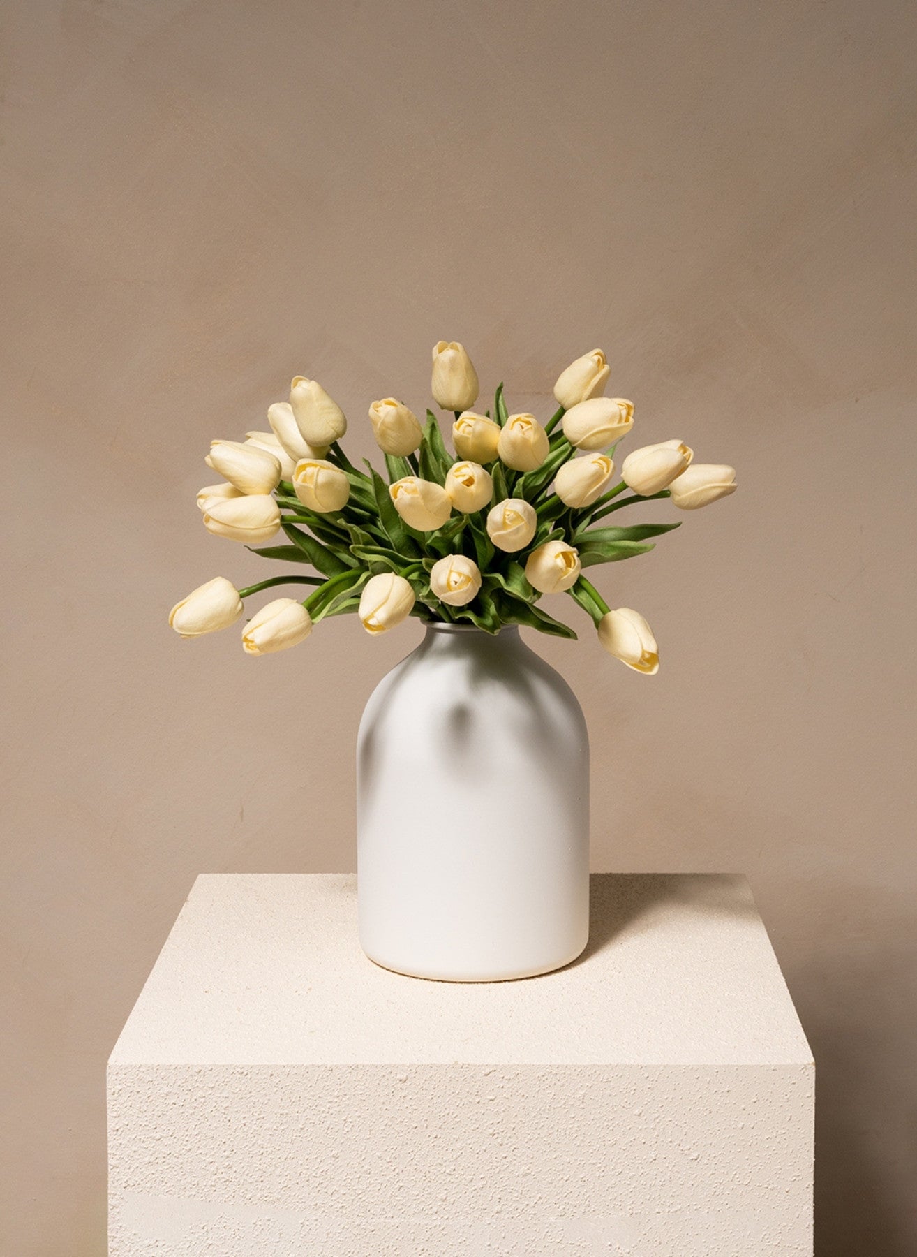 Tulpenstrauß - Elfenbein