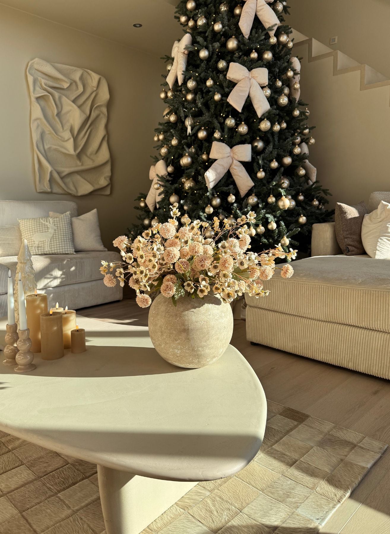 Wachsarrangement - Creme (VORBESTELLUNG - WIRD AM 14.01. VERSENDET)