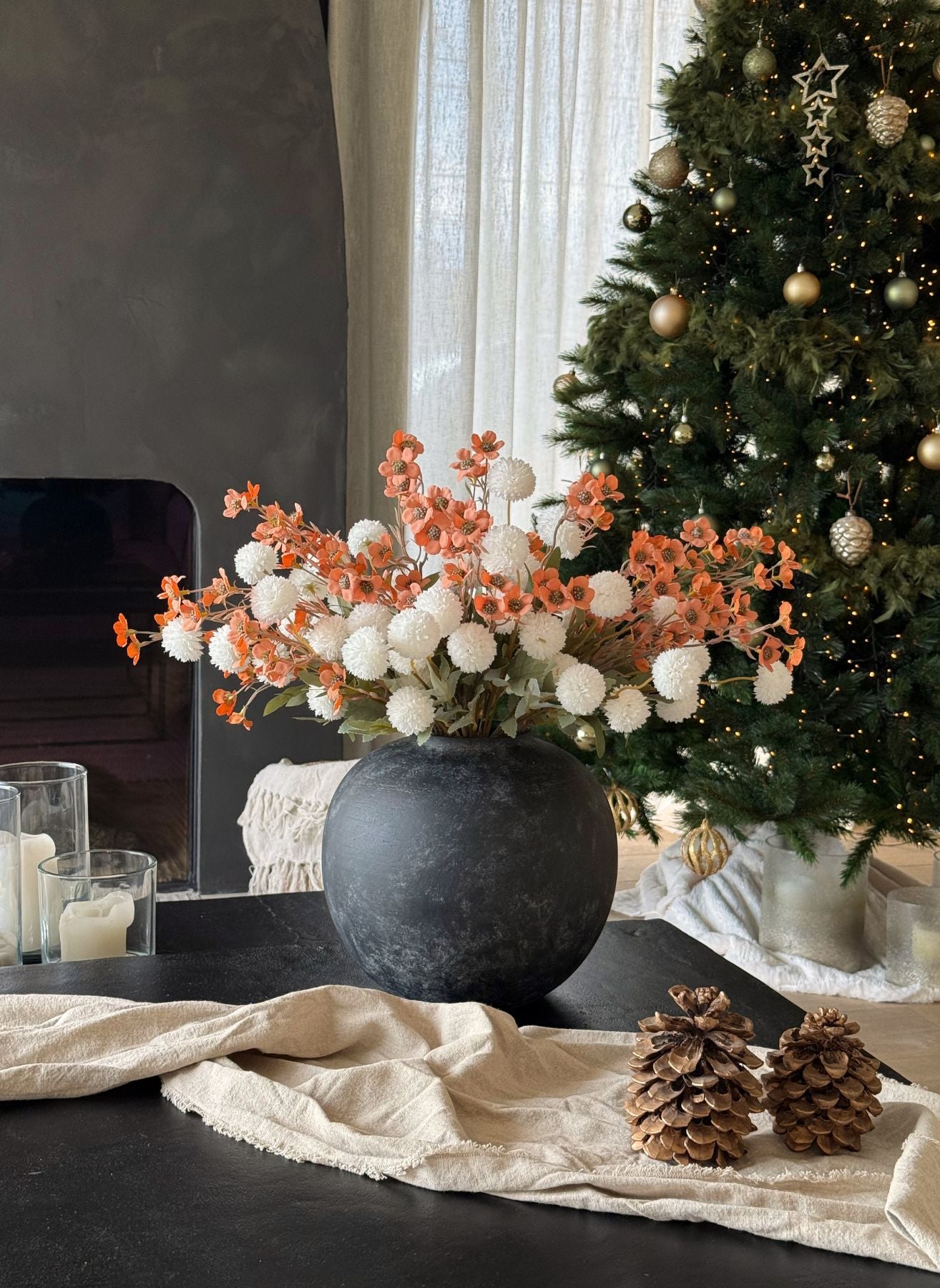 Wachsarrangement - Omber